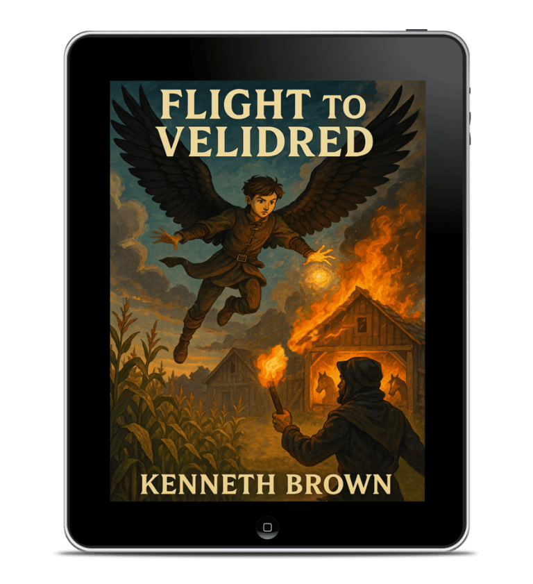 Flight to Velidred - an action adventure fantasy by Kenneth Brown
