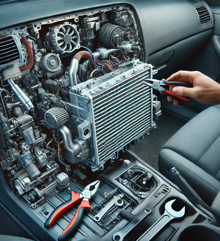 Car AC Evaporator Replacement