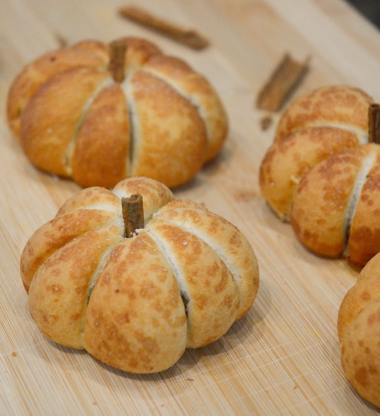 Pumpkin bun pumpkiny cinnamon
