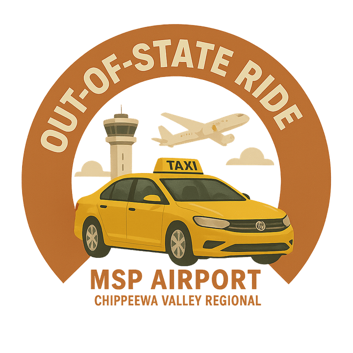 out of state ride a taxi caboose with a yellow taxi cab