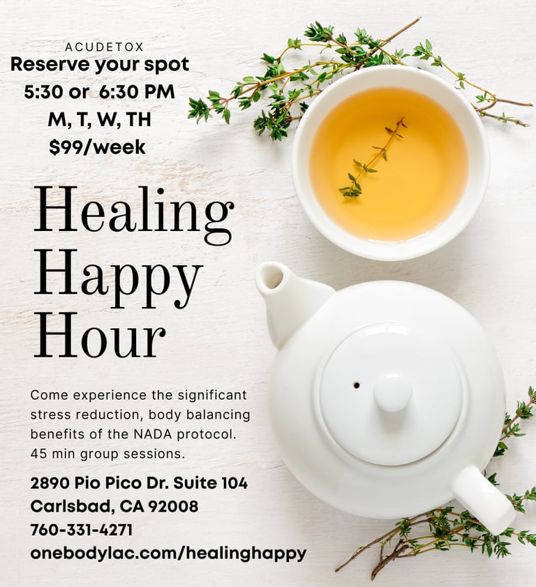 Acupuncture Happy Hour Acudetox