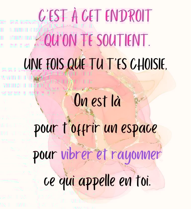 Soutenir ta reconnection à toi même