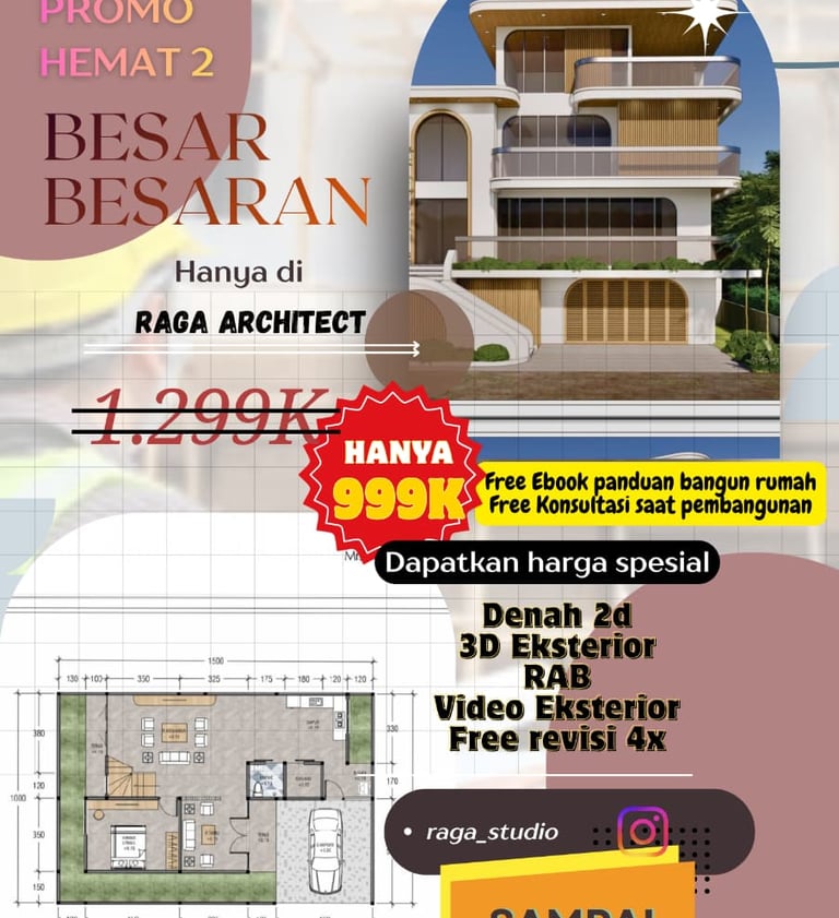 PROMO JASA GAMBAR RUMAH