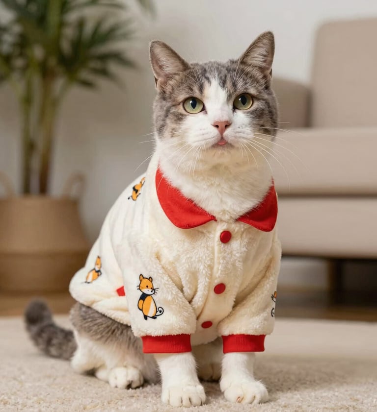 GATO CON PIJAMA