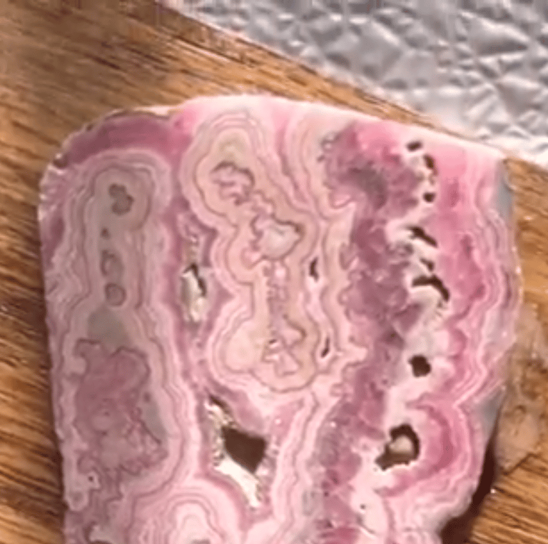 a Slice of Rhodochrosite