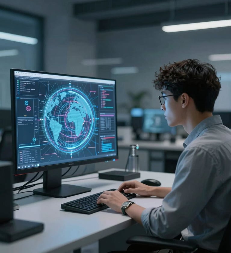 a cell phone sitting on top of a laptop computer