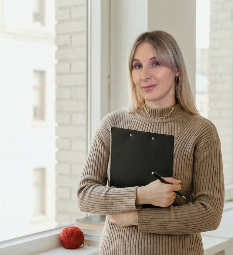 Psychologin Julia Eichler bei der Arbeit