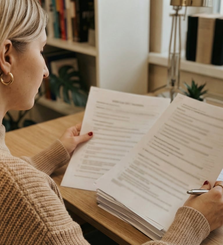 eine Psychologin bei der Arbeit