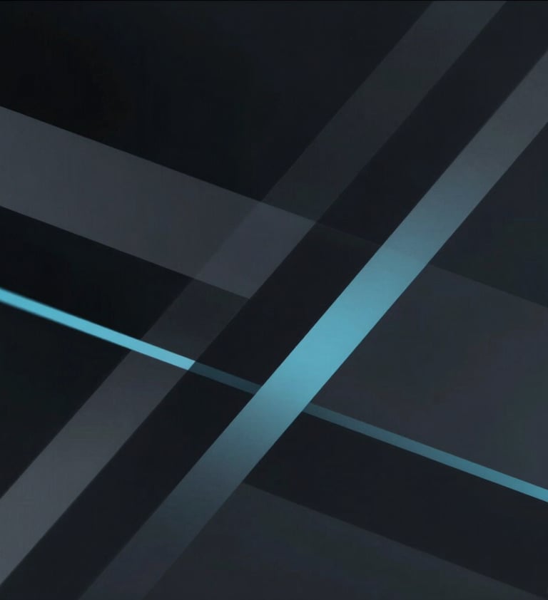 Close-up of a high-resolution MP4 video frame featuring a complex geometric transformation. Sharp lines in #d4d4d4 and accents in #4A6B8A over a dark #0d1026 field. Professional creative precision.