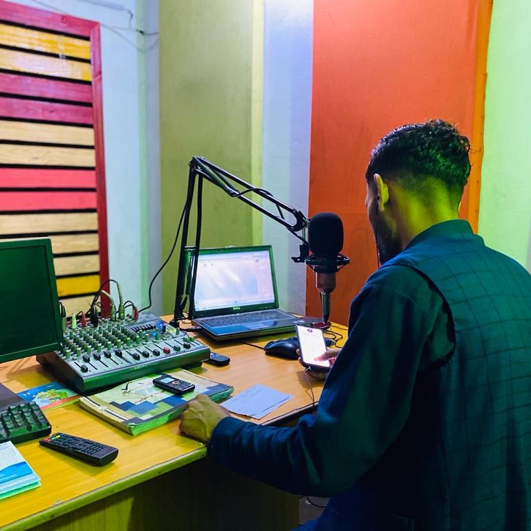 Hamisha Bahar Radio Studio 