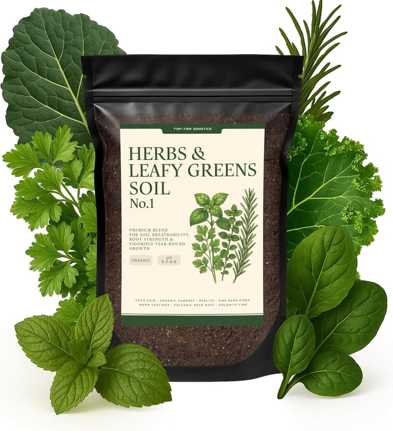 Herbs and Leafy Greens Soil