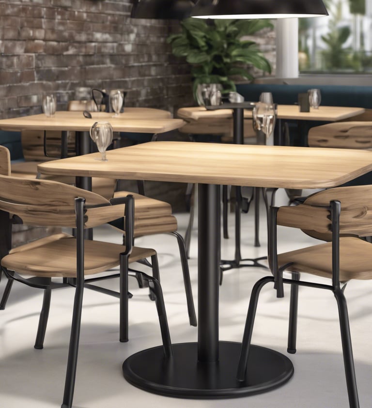 mesas para cafeterias