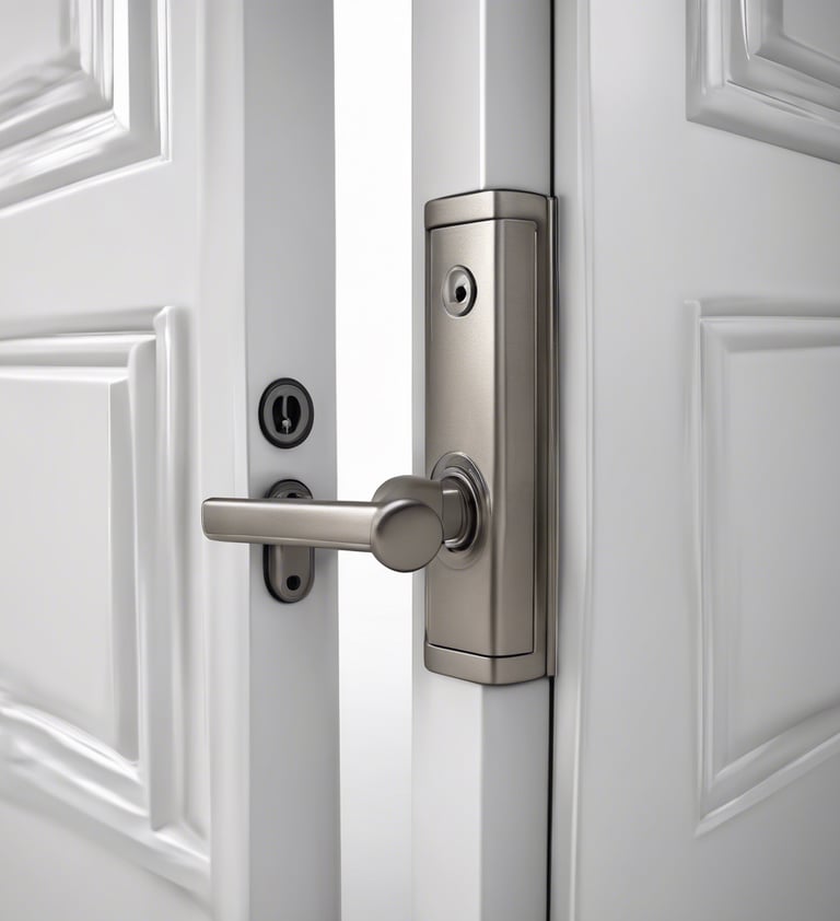 imagem de maos masculinas arrumando uma fechadura