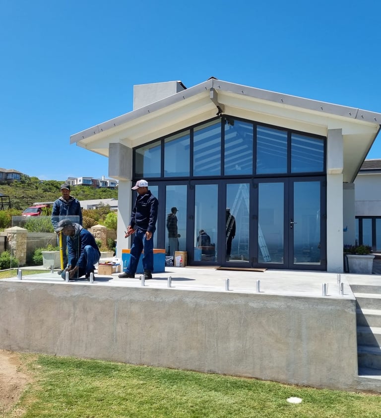 Residential renovation project in Western Cape