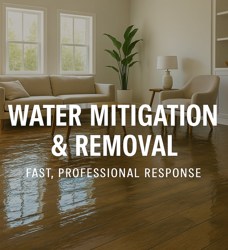 water-damaged hardwood floors Magnolia TX