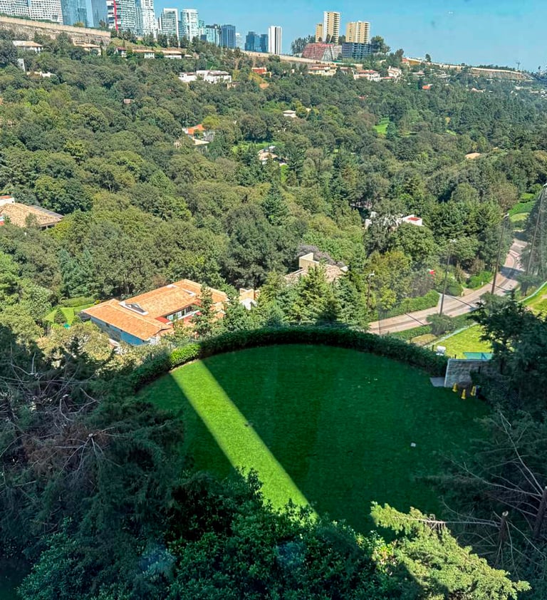 Vista al campo de golf Bosques de Santa fe