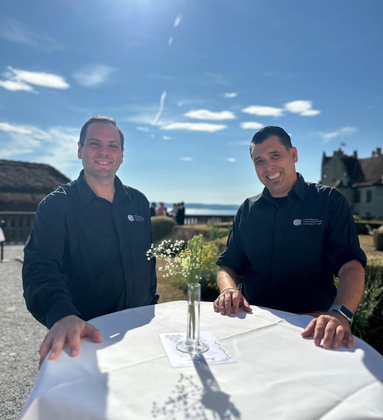 Vinci und Stefan vom Team Klink-Eberhard