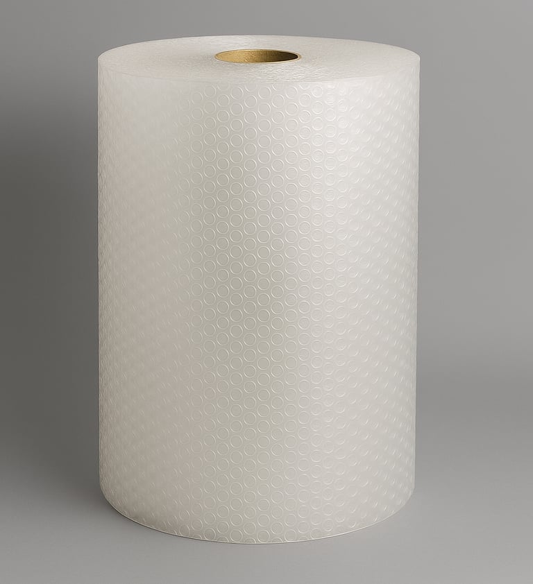 rollo hule burbuja