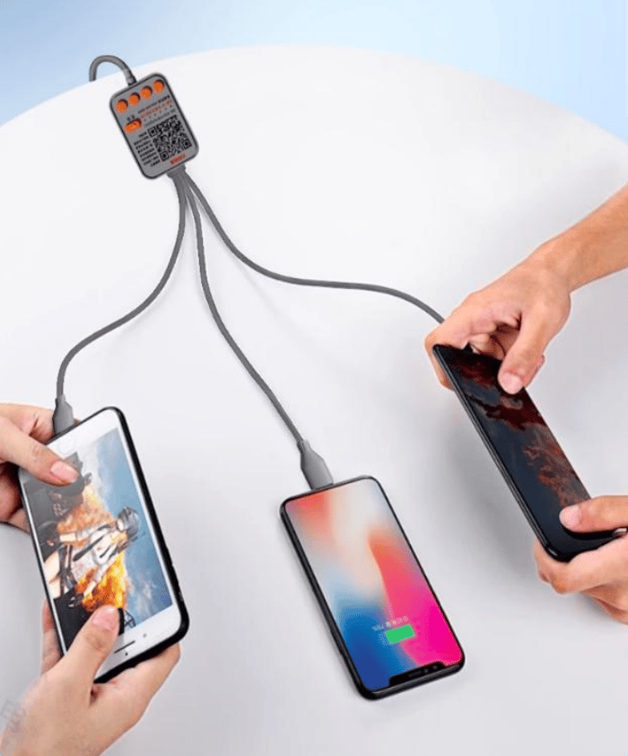 sharing economy, shared charger, shared usb cable