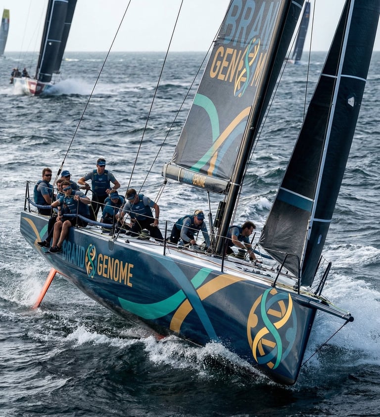 Brand Genome in the regatta. 
