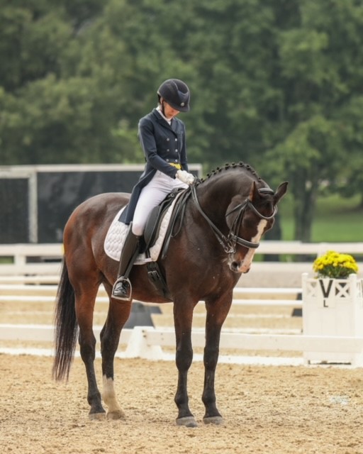 Paula competing with Solaguayre Country Knight