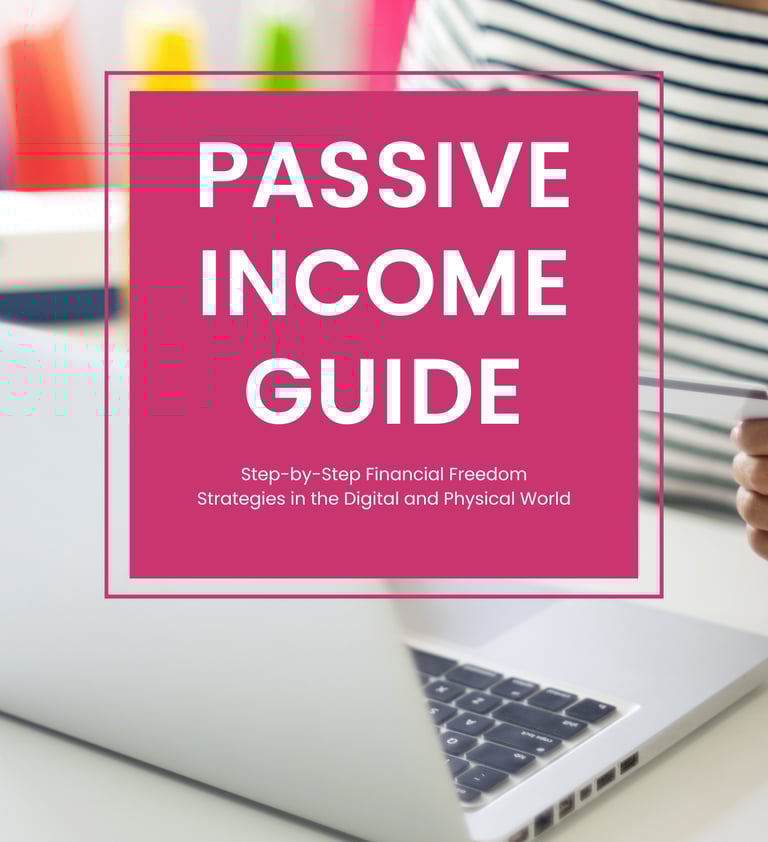 The cover page of "Passive Income Guise" ebook