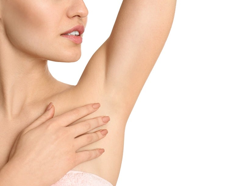 laser hair under arm