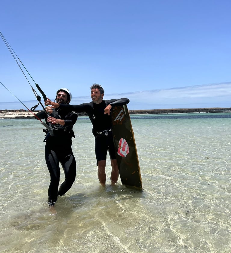 a funny water start lesson