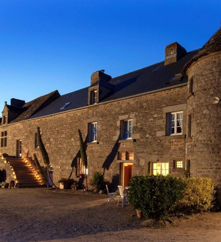Cottage by night
