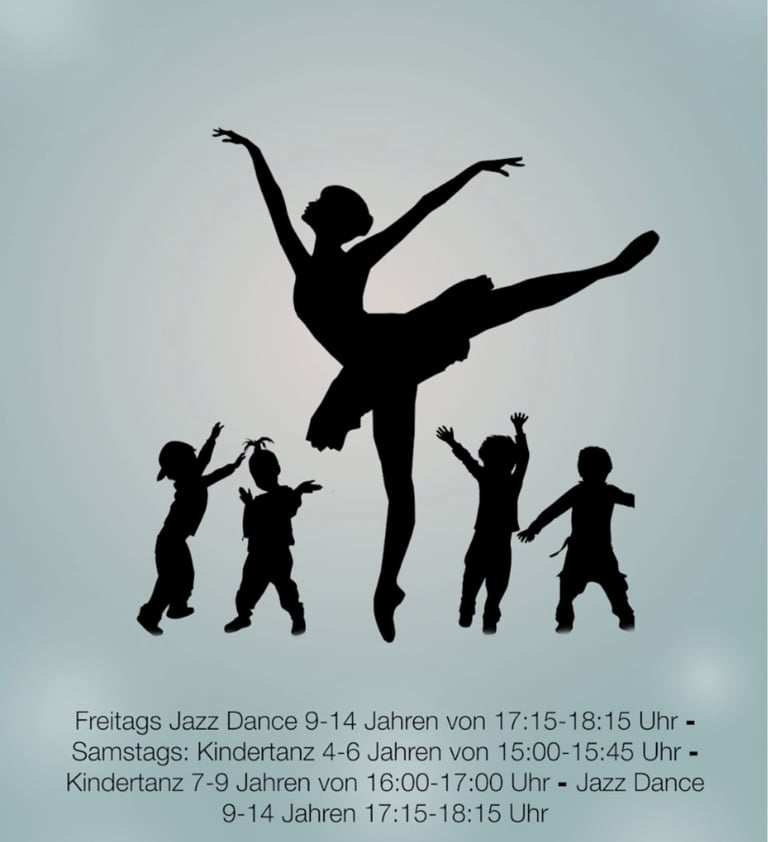 a poster for a dance class at the school