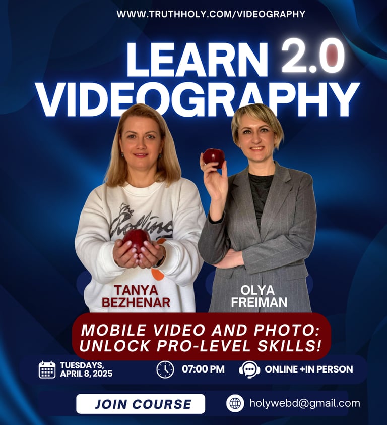 Olya Freiman Tanya Videography Course