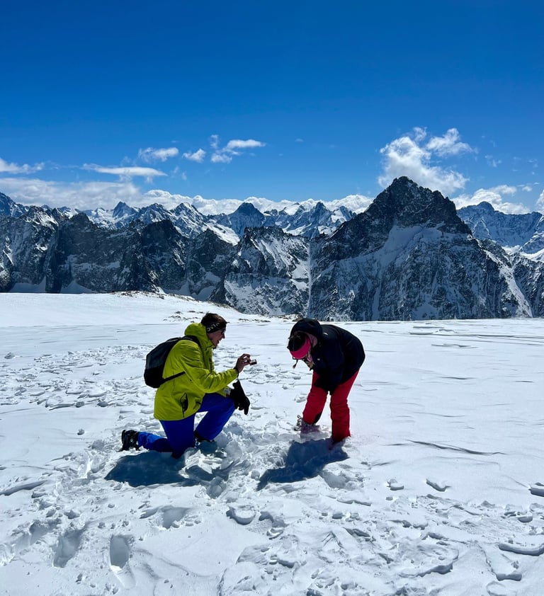 to my podczas zaręczyn we Francji