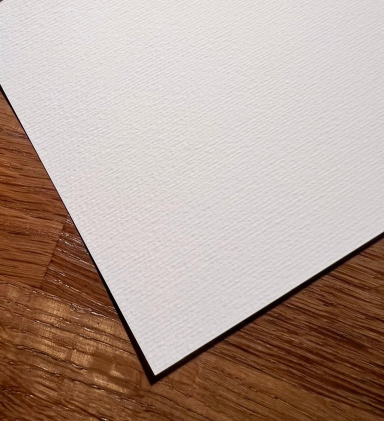 Papier d'art épais texturé pour impressions