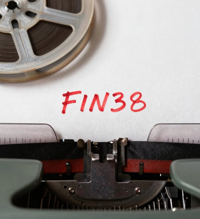 A typewriter page with a handwritten 'FIN' in red ink. The background is #FDFDF5 with a heavy paper texture. Beside it, a discarded reel of 35mm film. High contrast, sharp black shadows, and 1960s aesthetic.