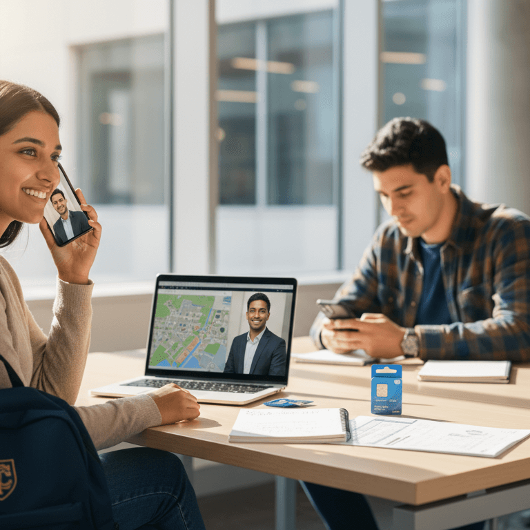 First month abroad support - WhatsApp helpline, academic integration, and practical living guidance for Pakistani students