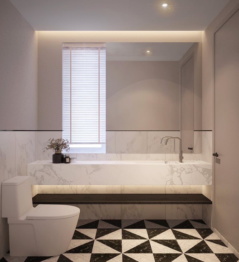villa avenue bathroom