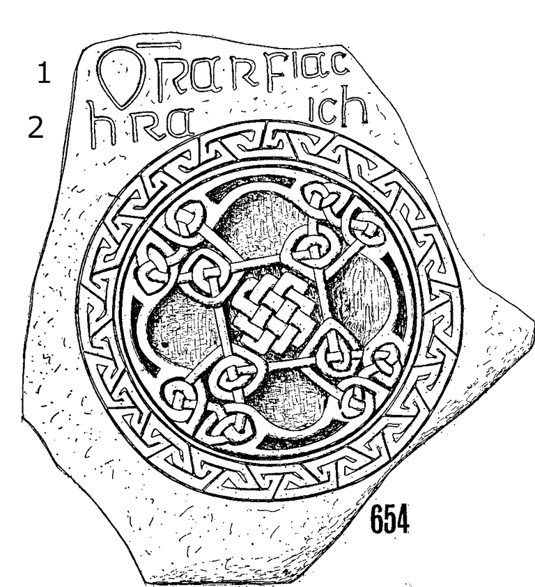 Clonmacnois Runestone 651 - Barony of Garrycastle, County of Offally, Ireland