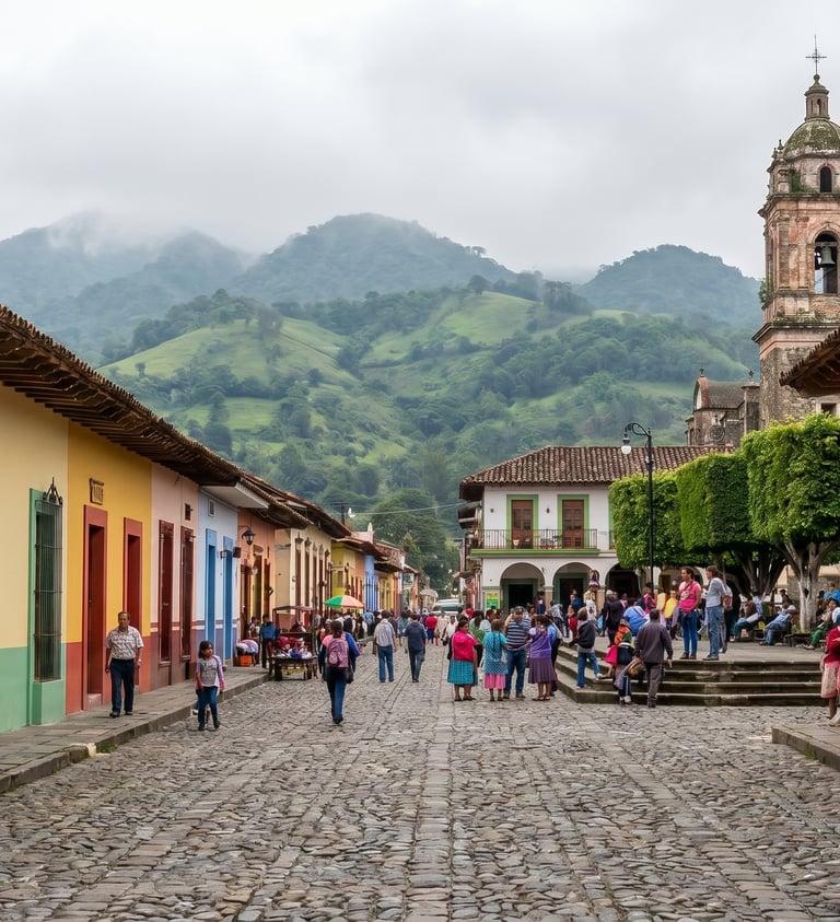 Centro historico de coatepec, veracruz