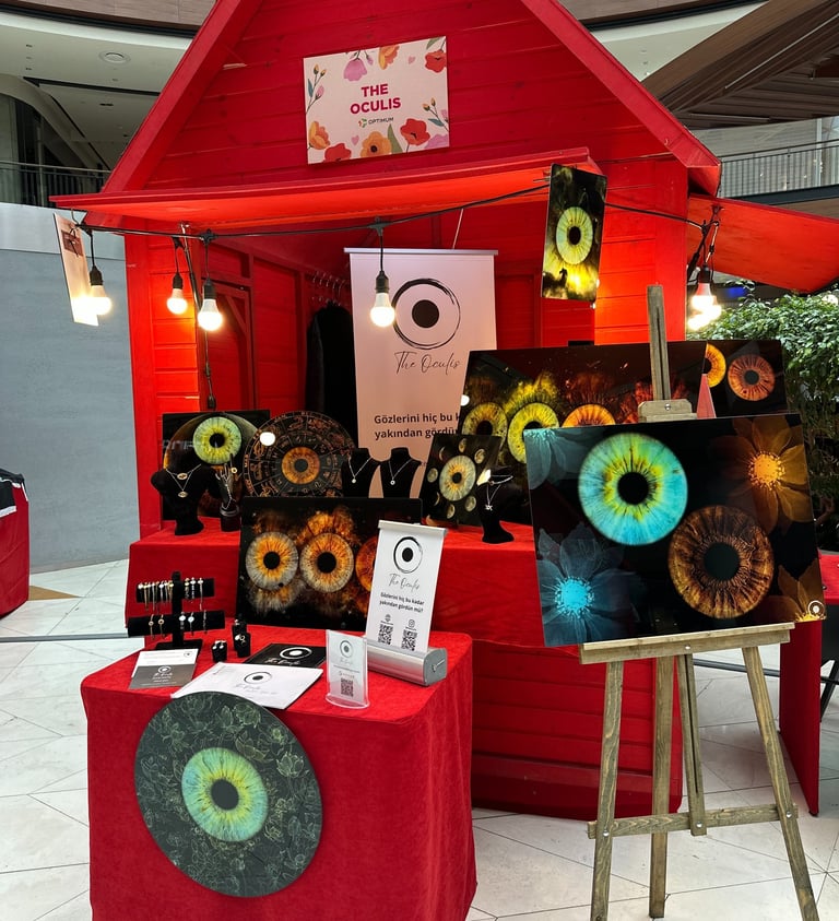 TheOculis®, "Pop-Up Iris Studio", "OPTIMUM Bazaar"