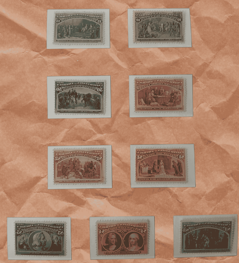 1893 Columbian Commemorative Stamps