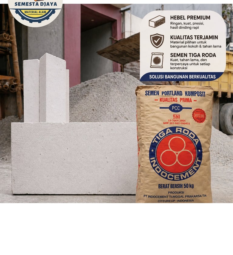 Jual bata ringan hebel SNI Jakarta Bekasi