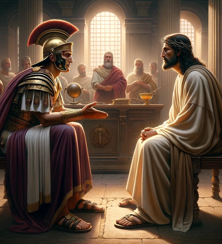 Jesus y Pilato