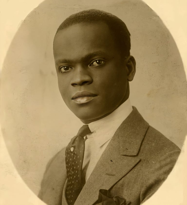 Photo of clarinettist  conductor and journalist Rudolph Dunbar
