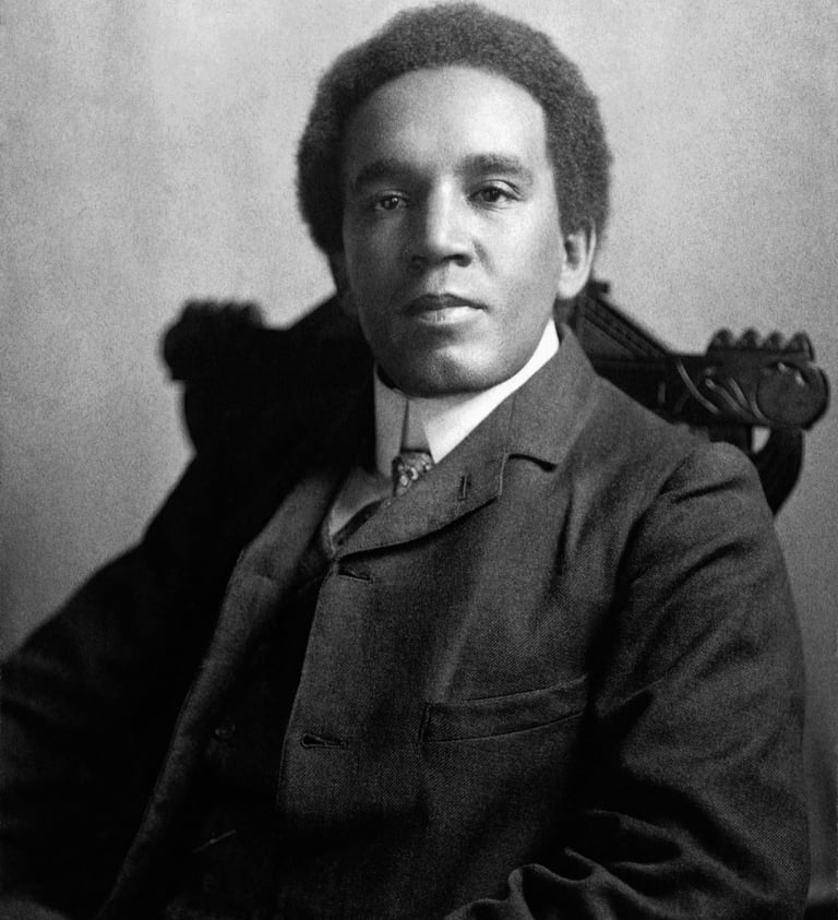 Samuel Coleridge Taylor world famous gifted British composer, conductor and violinist