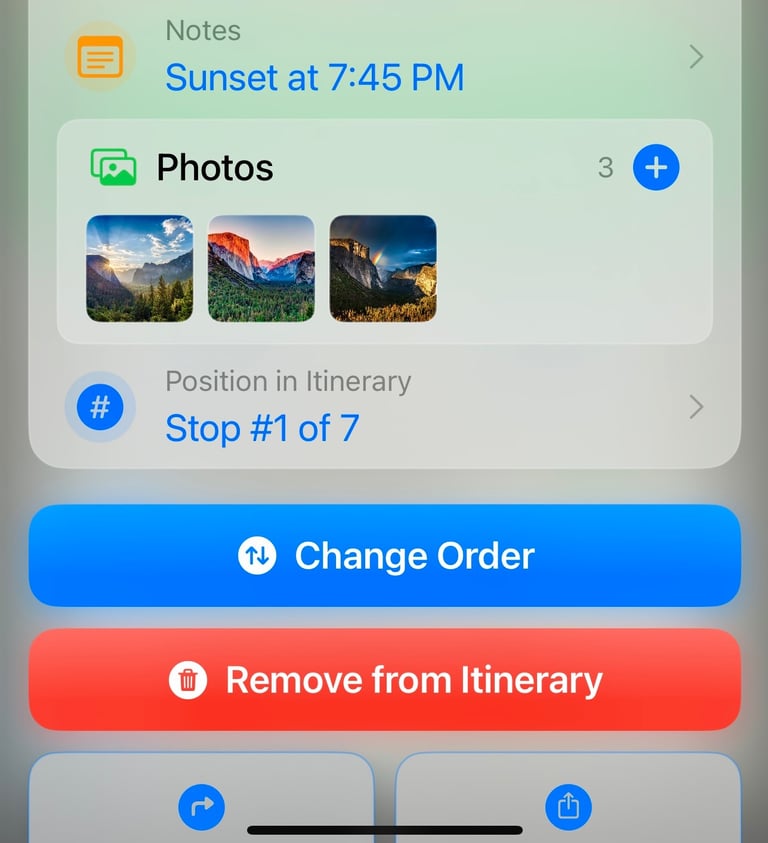 travel planner with rich data