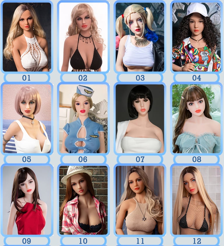 visage dolls TPE machoire articulee DDF