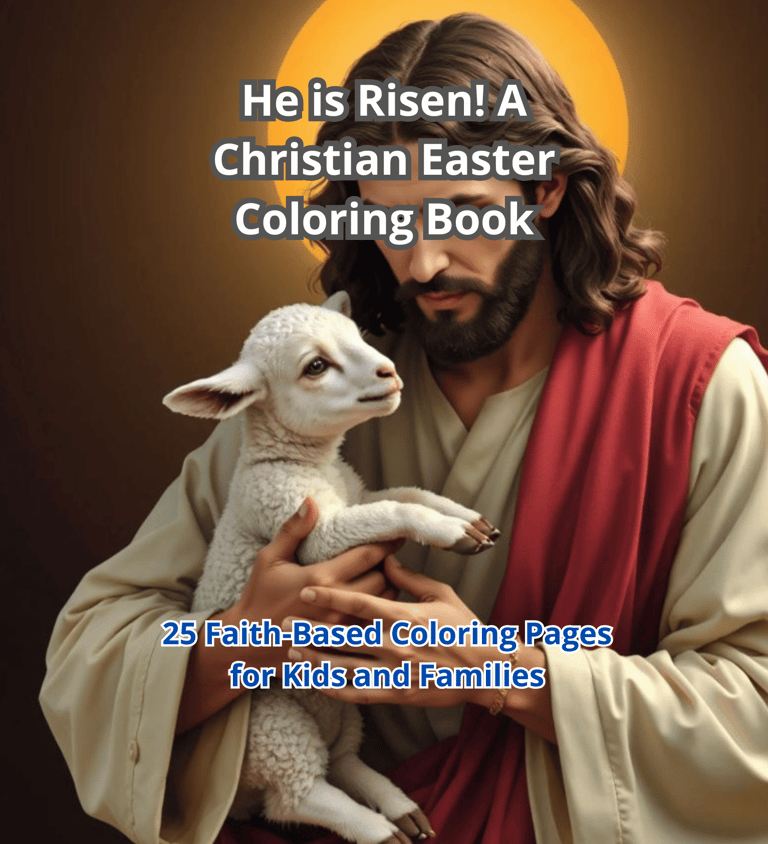 a man holding a lamb in his hands and a lamb in his hands, with