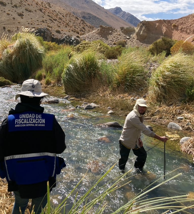 contaminación de agua - monitoreo  medición