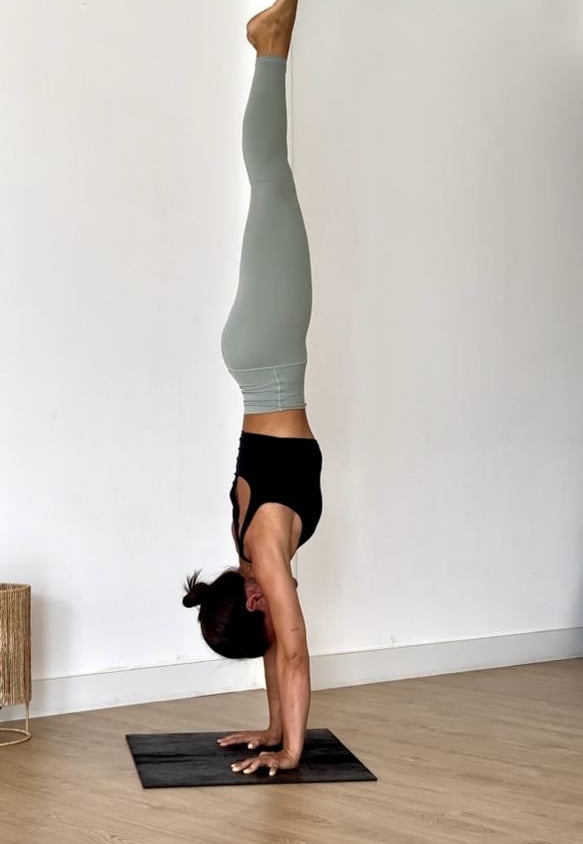 Yoga handstand