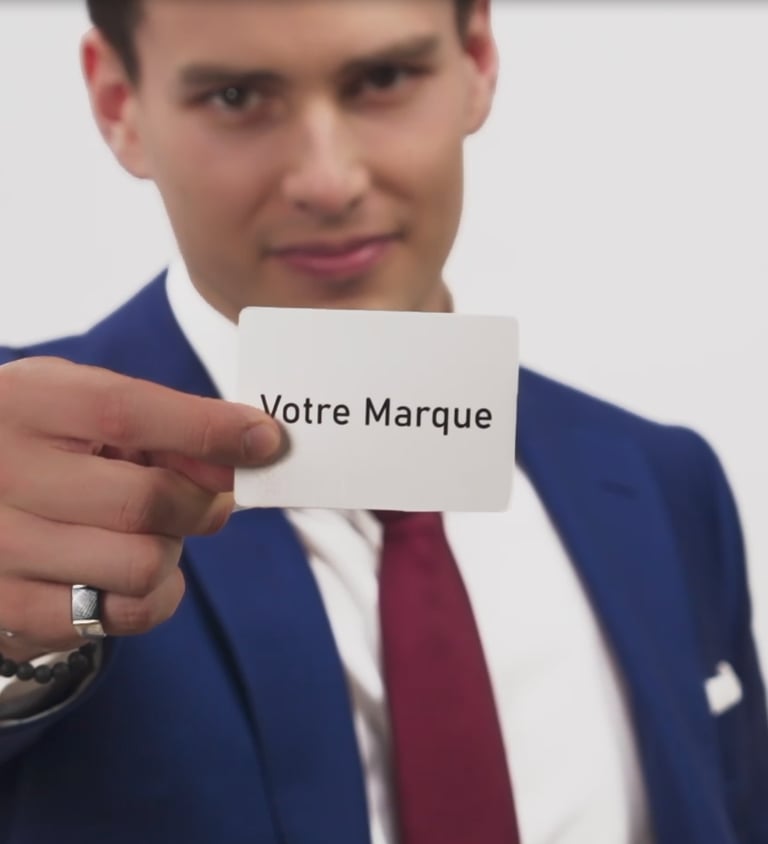 magie personnalisée avec une carte